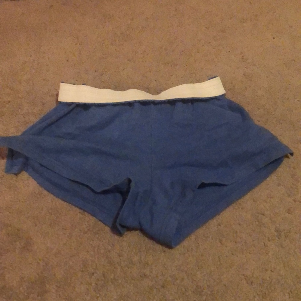 blue comfy shorts